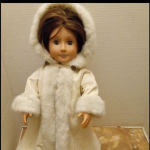VINTAGE BATTAT DOLL WEARING 2PC  CORDUROY COAT SET 18"